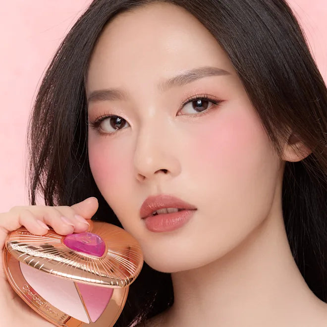 Pillow Talk Beauty Soulmates Palette rubor rosa terracota y polvo durazno
