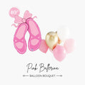 Pink Ballerina Balloon Bouquet - Girls Ballerina Birthday - Ballet Dancing Theme - Ottawa Balloons