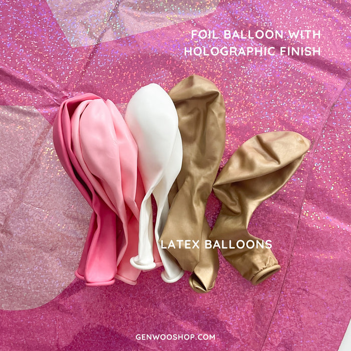Pink Ballerina Balloon Bouquet - Girls Ballerina Birthday - Ballet Dancing Theme - Ottawa Balloons