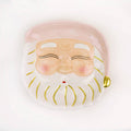 Pink Santa Dessert Plate - Pine & Moss