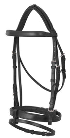 Platinium  Flat Padded Hanoverian Bridle