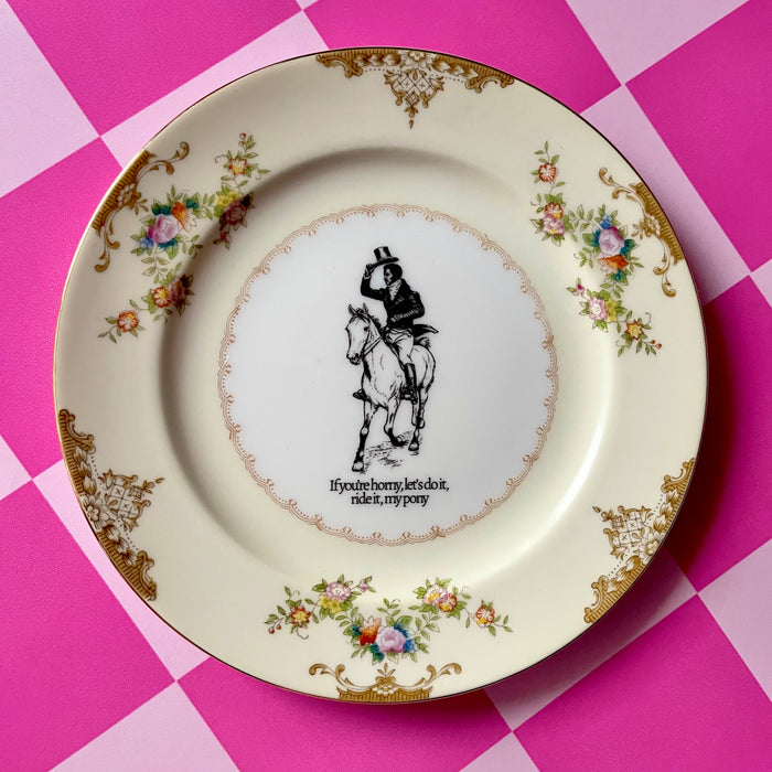 Pony Vintage Plate PREORDER SHIPS OUT 9/23/26 6.5"