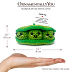 Positivity Peas Crochet Support Doll, Encouragement Gift for Children and Adults Crochet Toys OrnamentallyYou