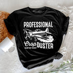 Professional Crop Duster Funny T-Shirt, Silent But Deadly Sarcastic Men Tee T-Shirts OrnamentallyYou Black XS