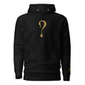 Pullover Hoodie with Old Gold Dripper Embroidery