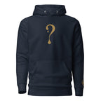 Pullover Hoodie with Old Gold Dripper Embroidery