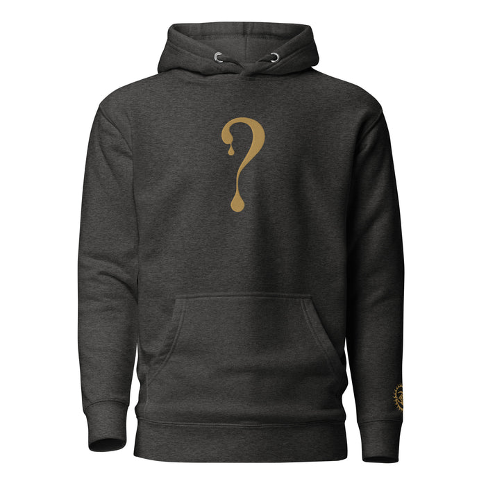 Pullover Hoodie with Old Gold Dripper Embroidery