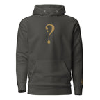 Pullover Hoodie with Old Gold Dripper Embroidery
