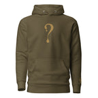 Pullover Hoodie with Old Gold Dripper Embroidery