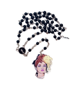 Queen Of Pop Rosary Necklace