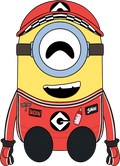 Racecar Minion Plush (9in)