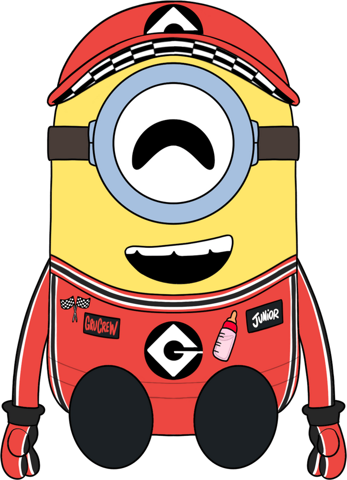 Racecar Minion Plush (9in)