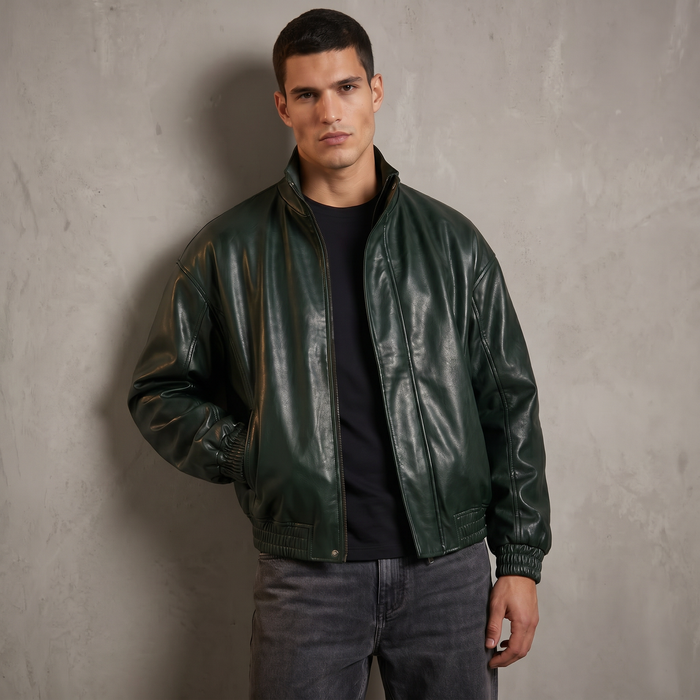 XS / Green / Leather