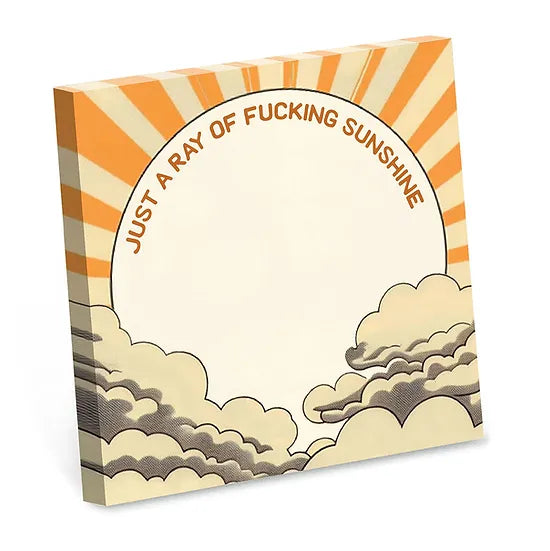 Ray Of F*cking Sunshine Sticky Notes