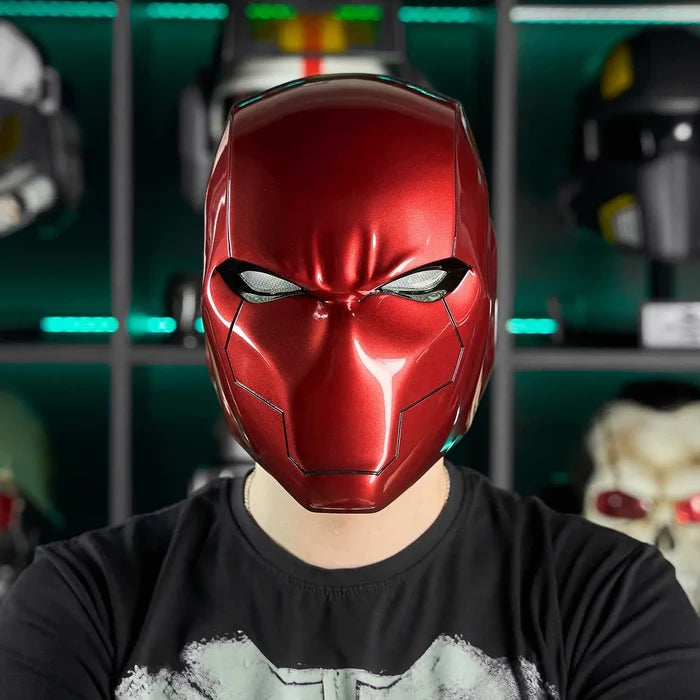 Red Hood Helmet with LED lights