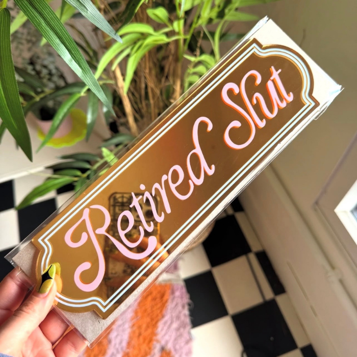 Retired Slut Mirror