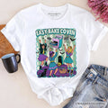 Retro Easy-Bake Coven Horror Movie T-Shirt, Funny Retro Witch Halloween Tee T-Shirts OrnamentallyYou White XS