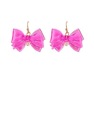 Ribbon & Pearl Earrings