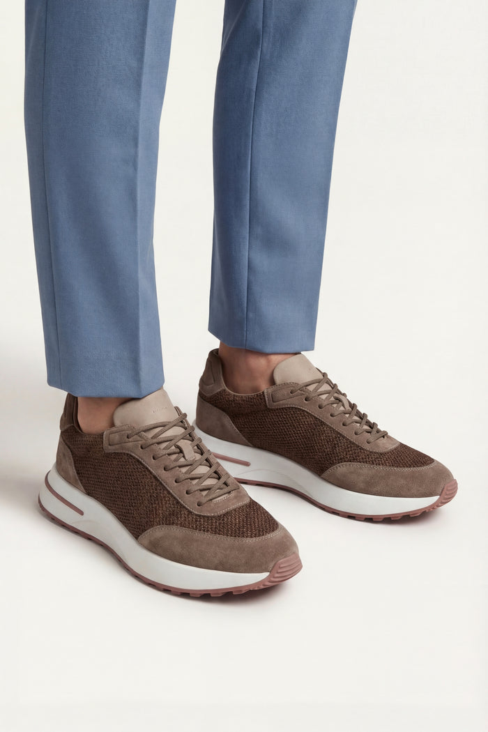 Rivaro Mesh Sneaker Dark Brown