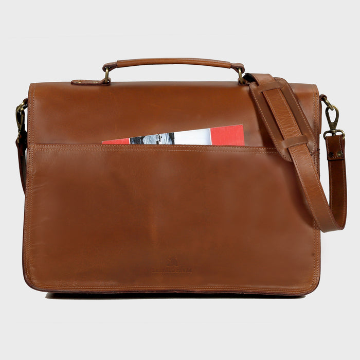 Roosevelt Buffalo Leather Briefcase