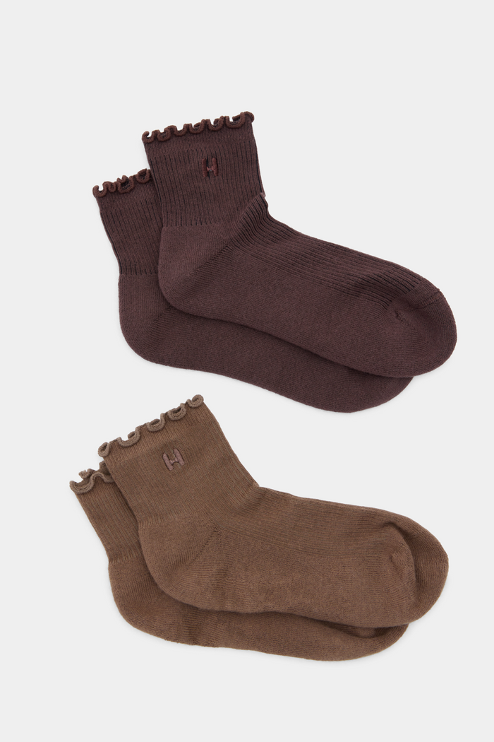 Ruffle Socks - 2 Pack