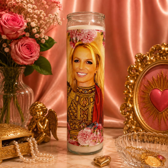 Saint Britney Prayer Candle