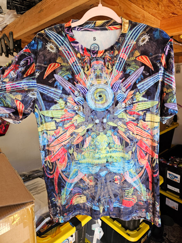SALE: Small Vishuddha Banjo Remix Velvet T-Shirt