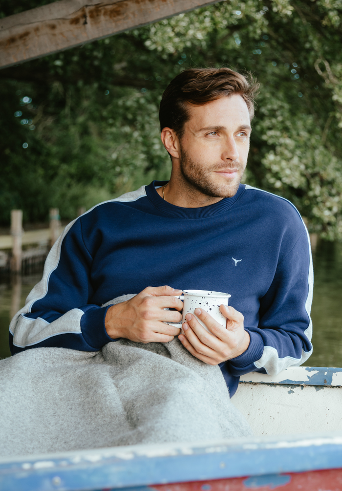 Salthouse Unisex Sweatshirt - Navy - Whale Of A Time Clothing