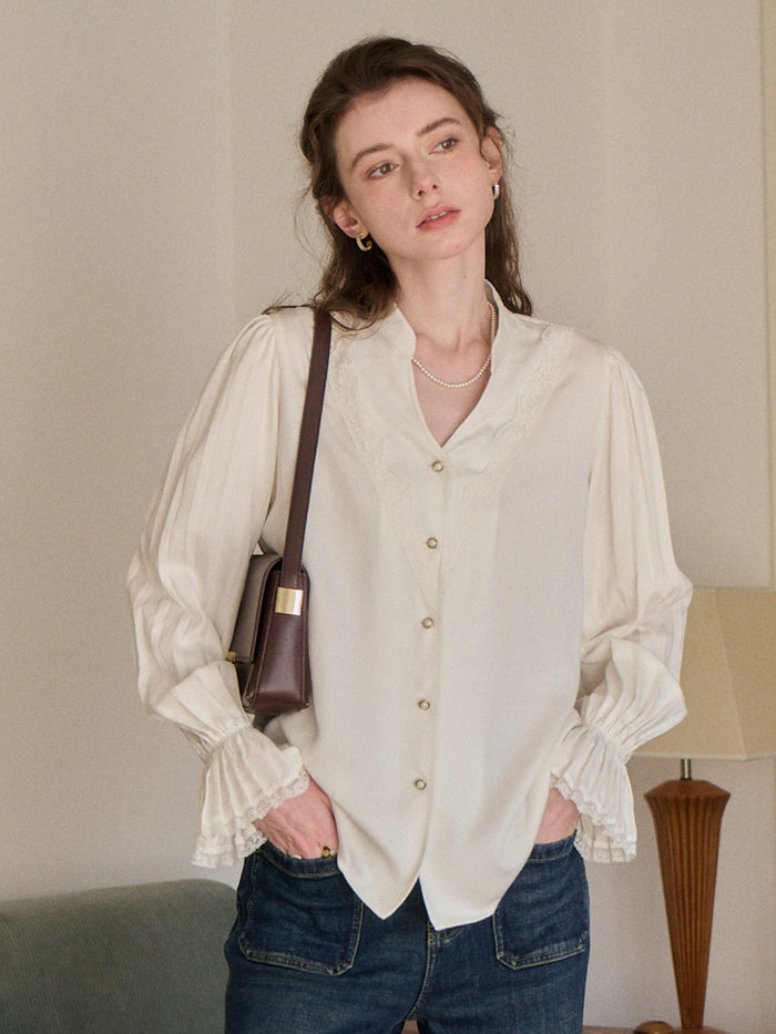 Sariyah V-Neck 100% Lyocell Blouse