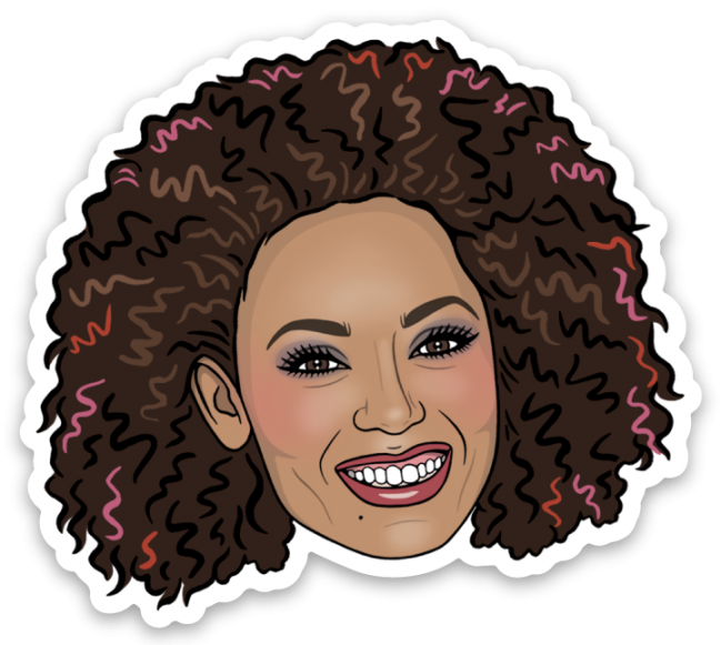 Scary Spice Sticker