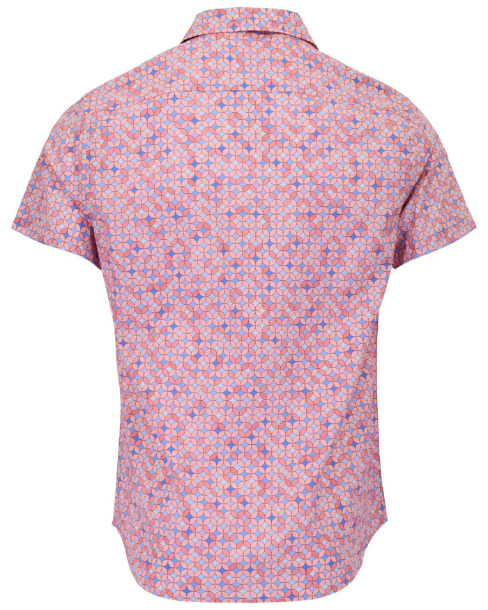 SCOTT RETRO STAR CORAL MENS PRINTED SHIRT