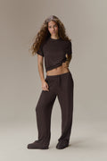 Model Lucia is 5'9" and wears a size S.