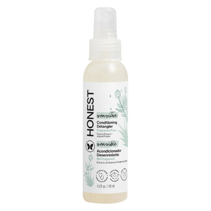 The Honest Company Sensitive Conditioning Detangler Fragrance Free 118 ml vista frontal
