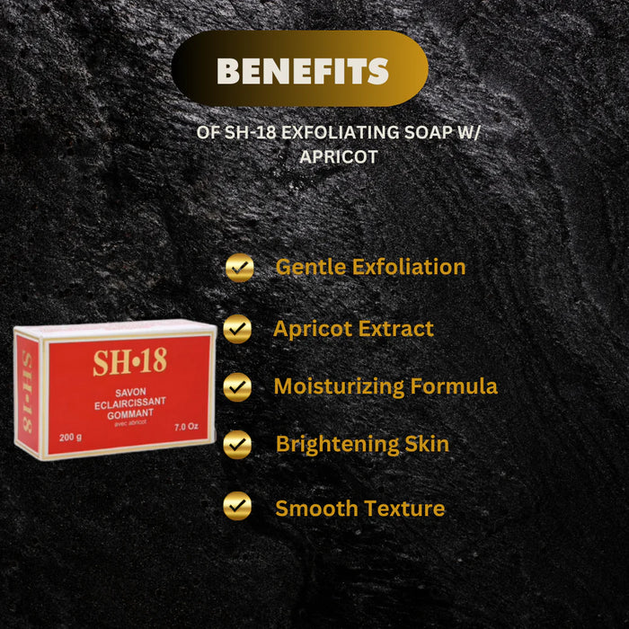 SH-18 Exfoliating Soap w/ Apricot 7 oz