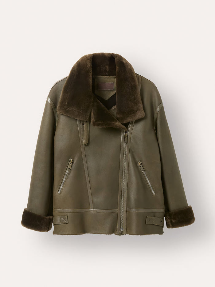 Sheepskin Aviator Jacket