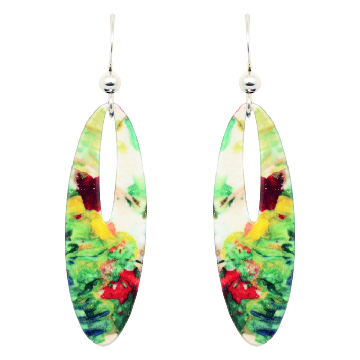 Shelter Oval Eye Earrings