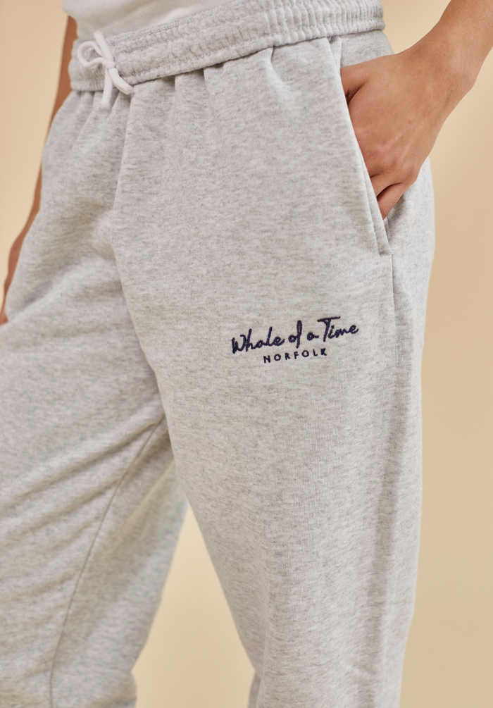 Signature Joggers Women's - Light Grey - Whale Of A Time Clothing