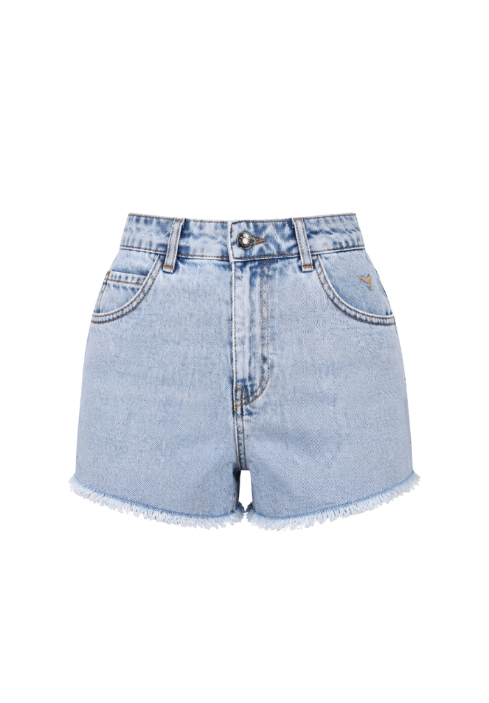 Signature Women's Denim Shorts - Light Blue