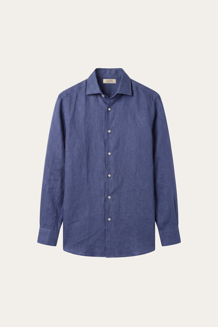Silano Linen Shirt Blue