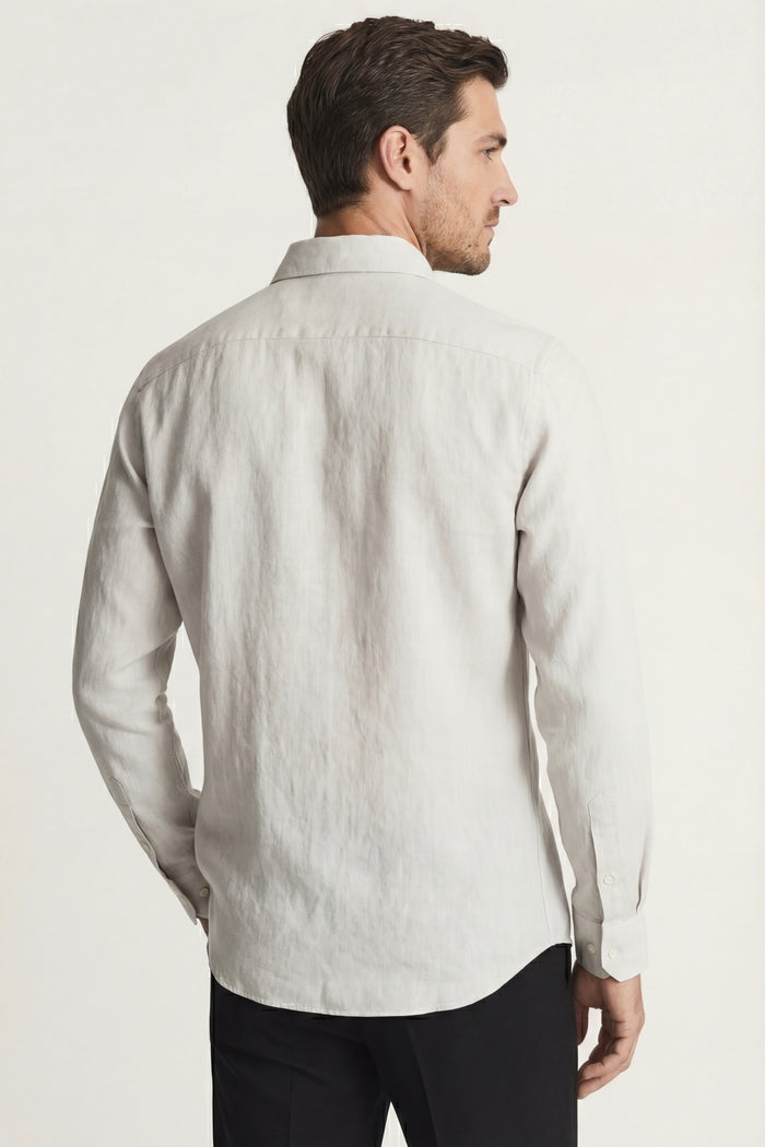 Silano Linen Shirt White