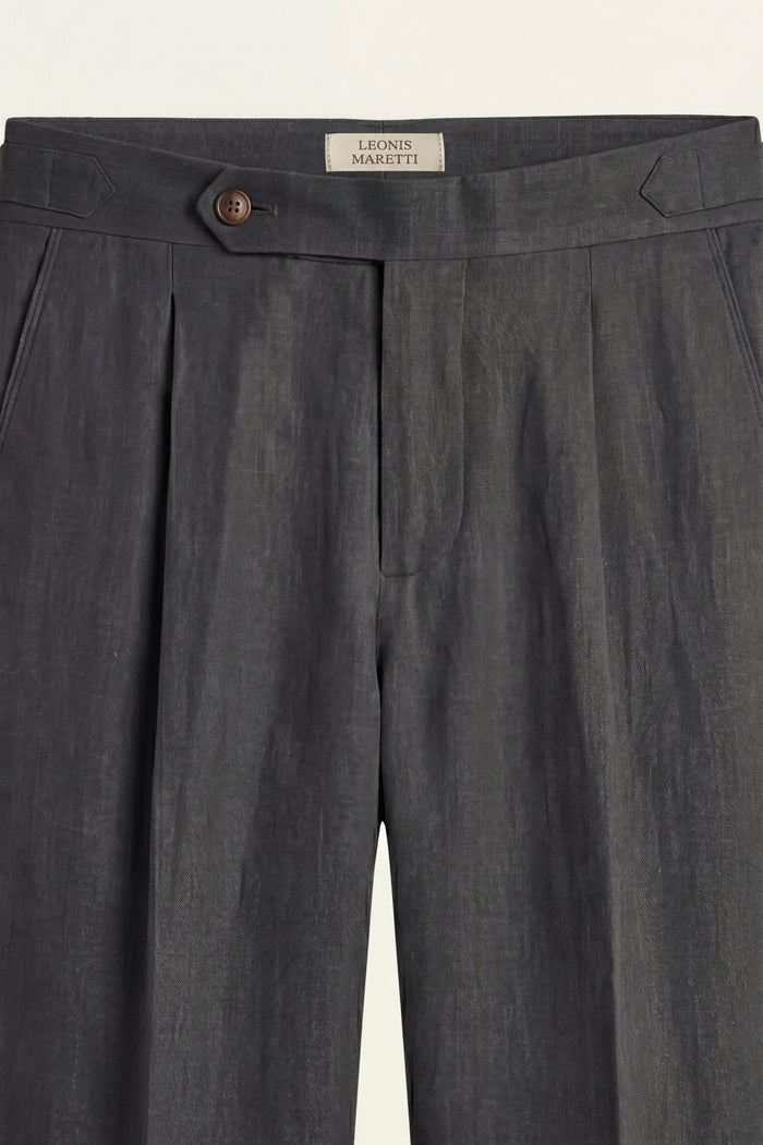 Silano Pleated Trousers Black