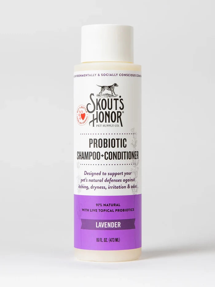 Skout's Honor Lavender Shampoo/Conditioner for Cats & Dogs