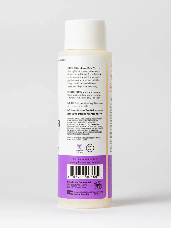 Skout's Honor Lavender Shampoo/Conditioner for Cats & Dogs