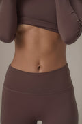 Soft Active Legging in Brown