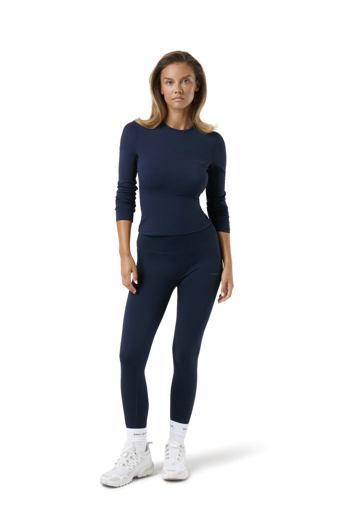 Soft Active Long Sleeve in Navy