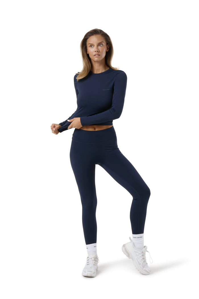 Soft Active Long Sleeve in Navy