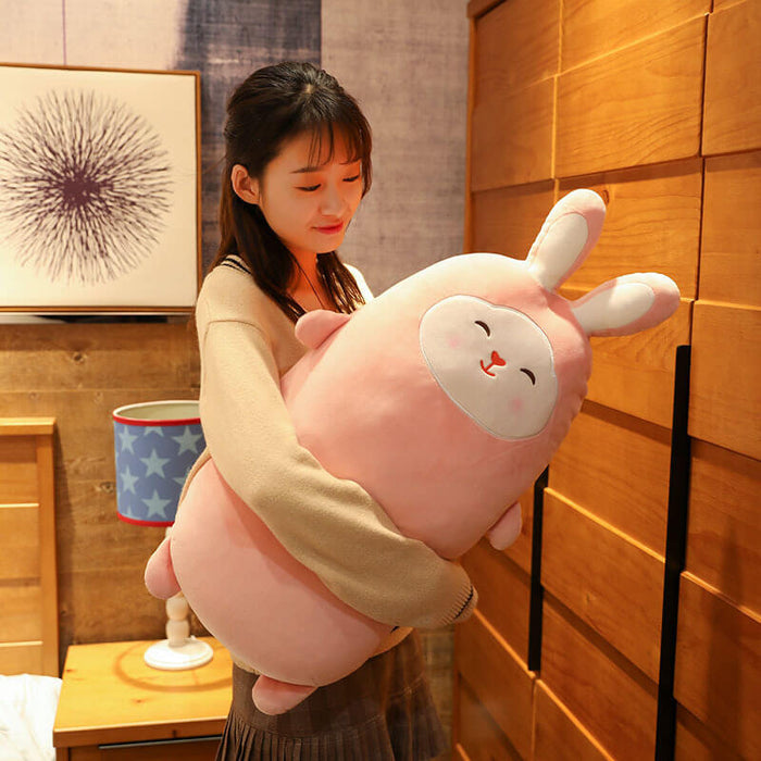 Soft Bunny Stuffed Animal For Baby | Fluffy White Bunny Plush Toy
