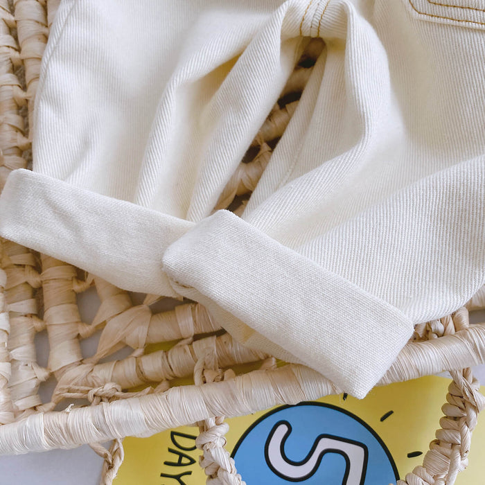 Soft High Waist Jeans for Baby | Baby Stretch Denim Pants
