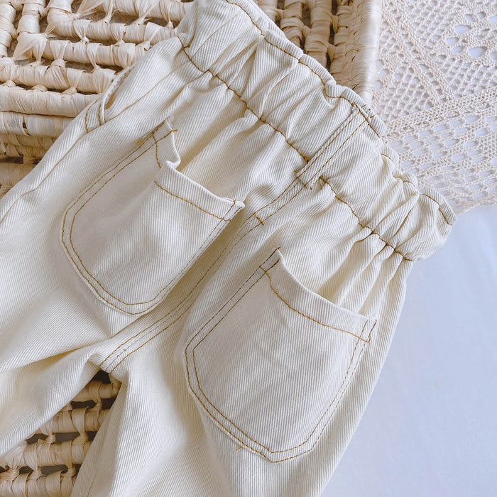 Soft High Waist Jeans for Baby | Baby Stretch Denim Pants