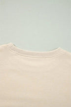 Jet Stream Solid Color Ruffled Shoulder Long Sleeve Blouse - Tops/Blouses & Shirts